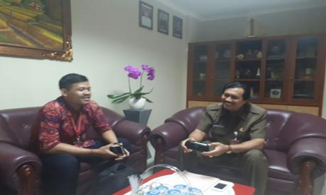 PERTEMUAN KEPALA DINAS DENGAN PERWAKILAN OMBUDSMAN BALI