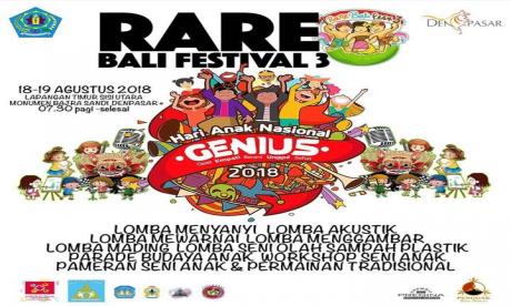 RARE BALI FESTIVAL 2018