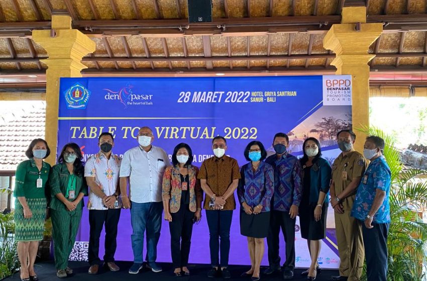 Menyongsong Bangkitnya Pariwisata Denpasar, Dinas Pariwisata Mengelar Virtual Table TOP 2022 